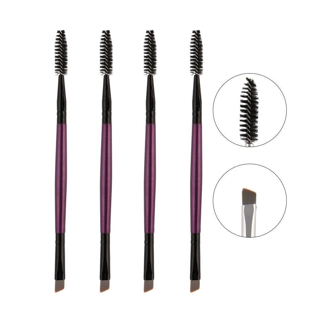 Double Ended Brush – A Tool for Perfectly Defined Brows and Lashes-My Makeup Brushset