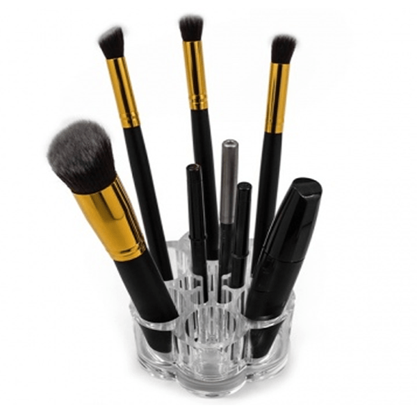 Acrylic Makeup Brush Stand – Organize and Protect Your Brushes-My Makeup Brushset