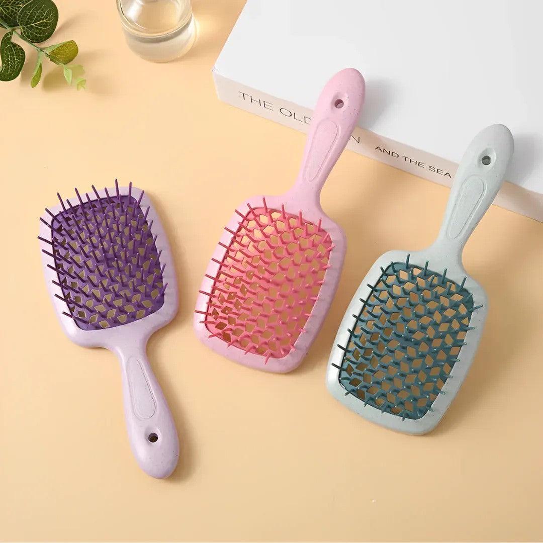 Wet And Dry Detangling Brush – Smooth Hair And Reduce Breakage-My Makeup Brushset