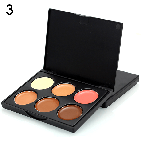 6 Color Concealer Contour Palette For Flawless Makeup-My Makeup Brushset