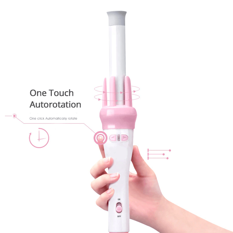 Automatic Hair Curler - Effortless Curls With Ease-My Makeup Brushset