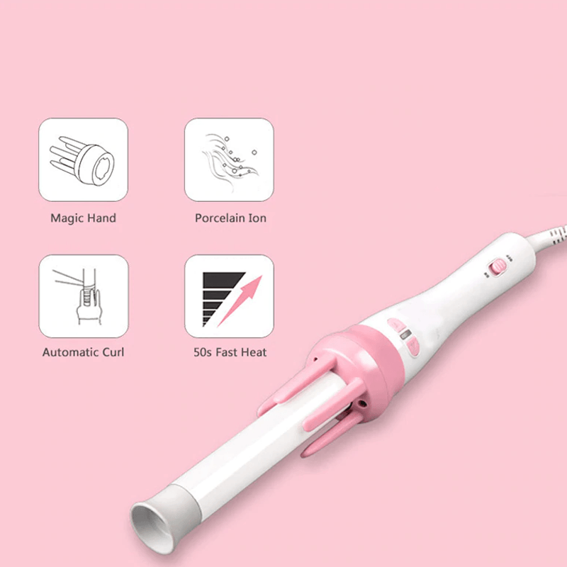 Automatic Hair Curler - Effortless Curls With Ease-My Makeup Brushset