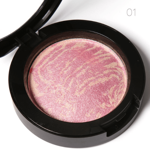 Baked Blush Palette For Radiant Glow - Lightweight And Pigmented Blush-My Makeup Brushset