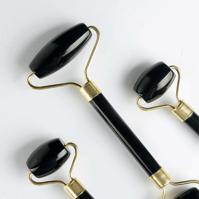 Obsidian Face Roller For Skin Healing And Pore Minimizing-My Makeup Brushset