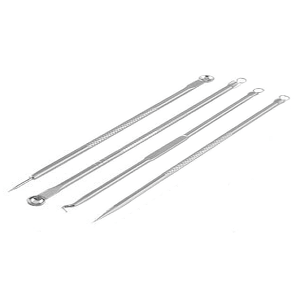 4 Piece Blemish Extractor – Professional Blackhead and Pimple Remover-My Makeup Brushset
