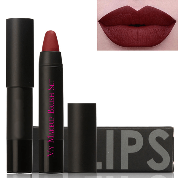 Matte Lip Crayons – Bold Color And Long-Lasting Wear-My Makeup Brushset