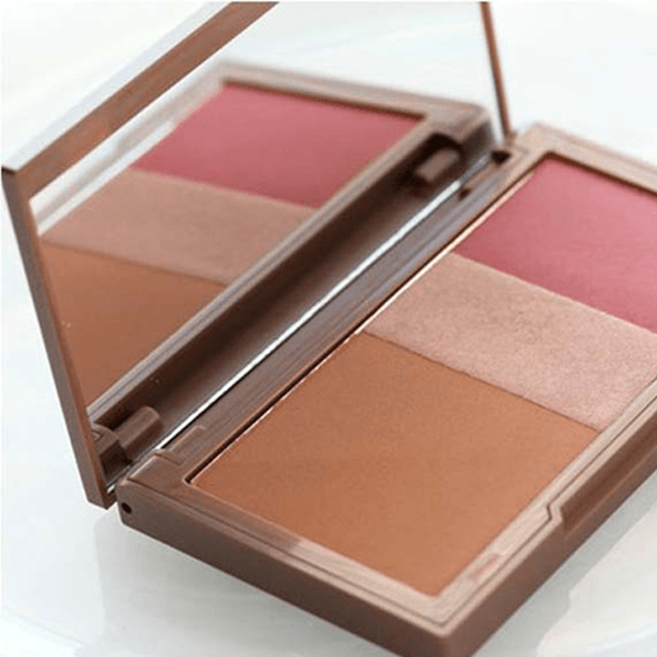 3 In 1 Palette – Contour Blush And Highlighter For a Flawless Look-My Makeup Brushset