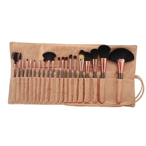 24 Piece Makeup Brush Set – Complete Face and Eye Coverage-My Makeup Brushset