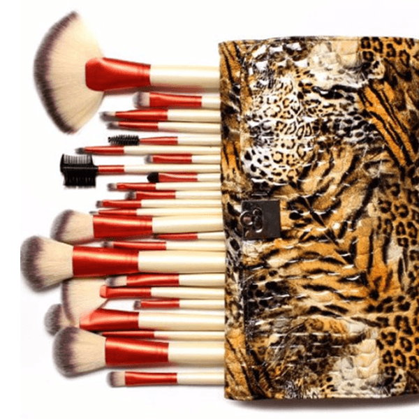 24 Piece Fierce Tiger Brush Set – Professional Makeup Beauty-My Makeup Brushset