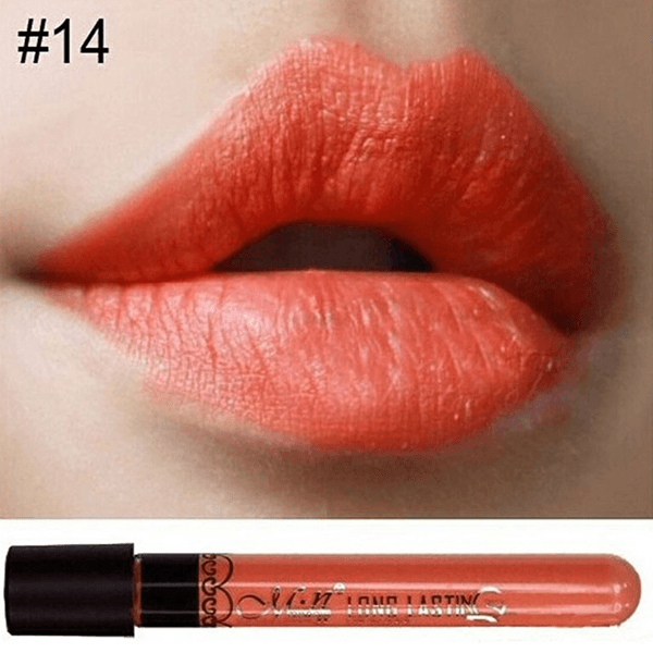 Matte Liquid Lipsticks Coral #14,  - My Make-Up Brush Set, My Make-Up Brush Set
 - 8