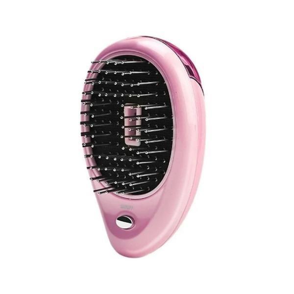 Portable Electric Hairbrush – Detangling & Massaging Compact Hair Tool-My Makeup Brushset