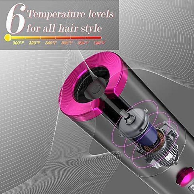 Wireless Portable Rotating Hair Curler – Quick And  Easy Curls-My Makeup Brushset