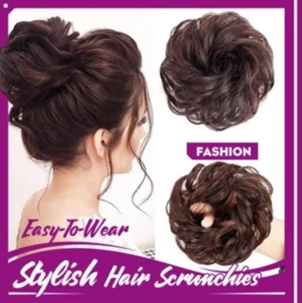 Messy Bun Scrunchies – Instant Volume for Effortless Updos-My Makeup Brushset