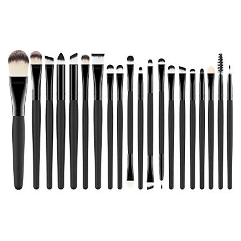 20 Piece Essential Brush Set – Perfect for Makeup Application-My Makeup Brushset