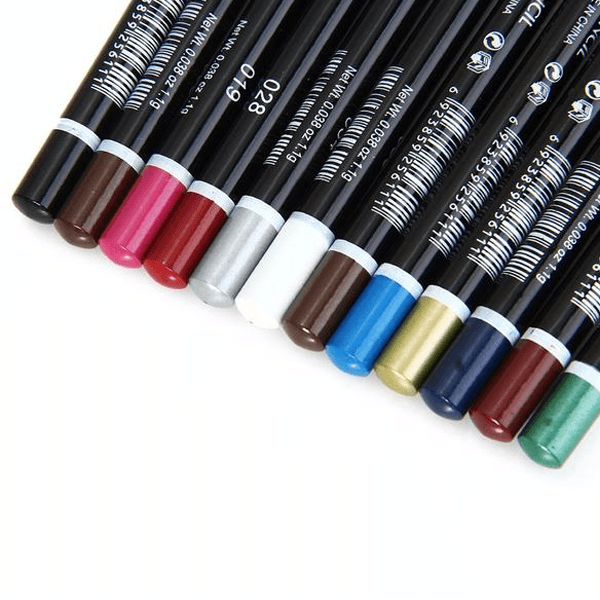 Eyeliner Pencil Set - Long Lasting And Vibrant Color-My Makeup Brushset