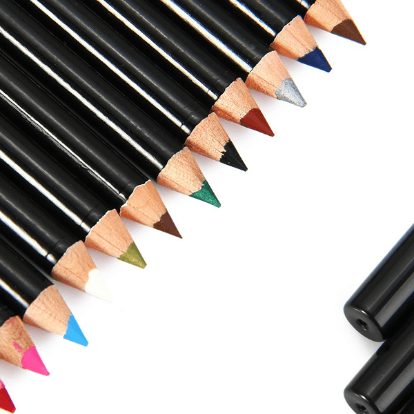 Eyeliner Pencil Set - Long Lasting And Vibrant Color-My Makeup Brushset