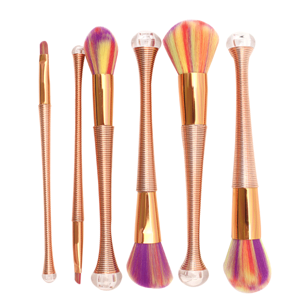 RoseGold Pearl Brush Set - Elegant and Functional Makeup Tools-My Makeup Brushset