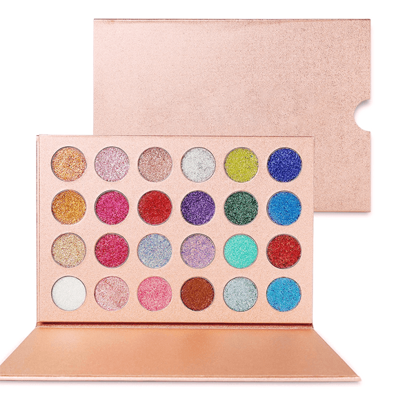 Glam Glitter Eye Shadow Palette – Shimmering Colors for Bold Looks-My Makeup Brushset