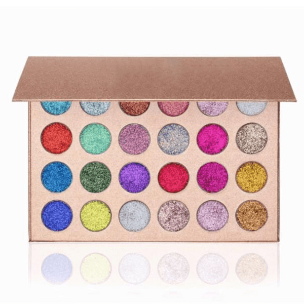 Glam Glitter Eye Shadow Palette – Shimmering Colors for Bold Looks-My Makeup Brushset