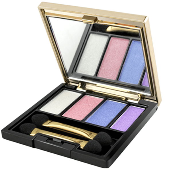 Glitter Eyeshadow Palette – Shimmer and High-Pigment Quad-My Makeup Brushset