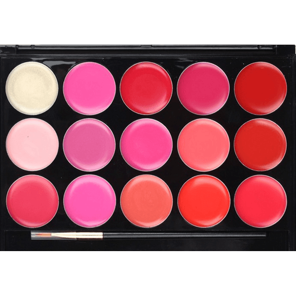 15 Color Lip Palette – Bold Shades for Any Occasion-My Makeup Brushset