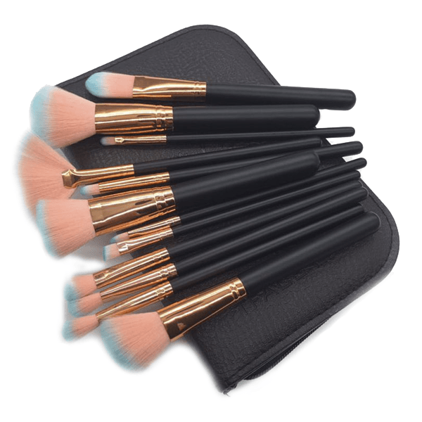 Gold Brush Set – 12 Piece Makeup Brushes For Flawless Looks-My Makeup Brushset