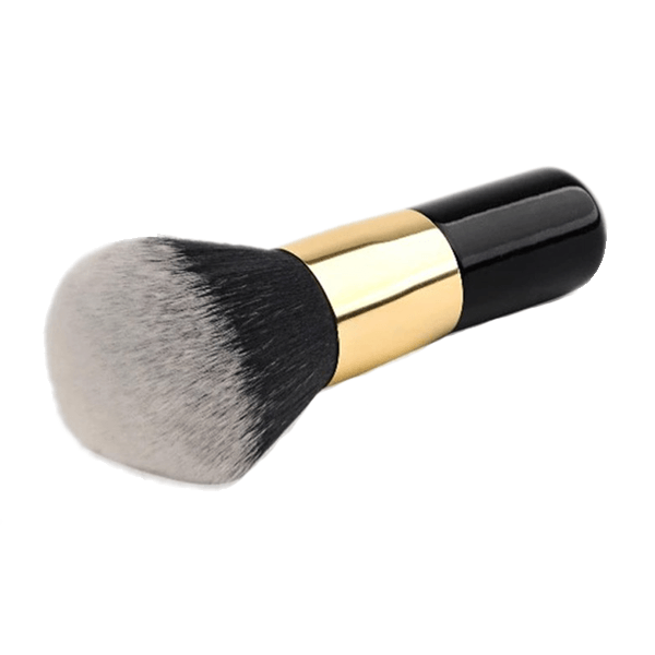 Gold Kabuki Brush – Soft, Fluffy Powder Applicator-My Makeup Brushset