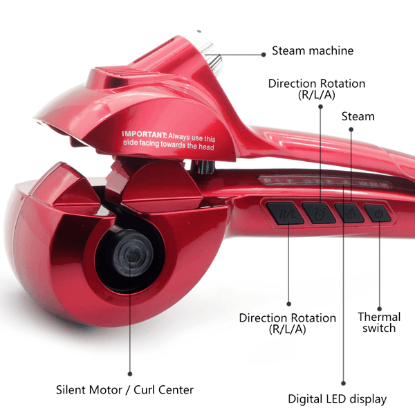 Ceramic Automatic Hair Curler – Fast and Frizz-Free Styling-My Makeup Brushset