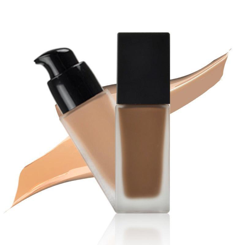 Liquid Matte Foundation - Full Coverage with Natural Finish-My Makeup Brushset