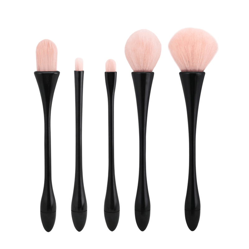 5 Piece Hour Glass Brush Set - Essential Tools For Makeup-My Makeup Brushset