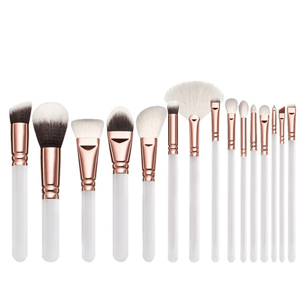Classic Babe Brush Set – 15 Pieces for Effortless Makeup-My Makeup Brushset