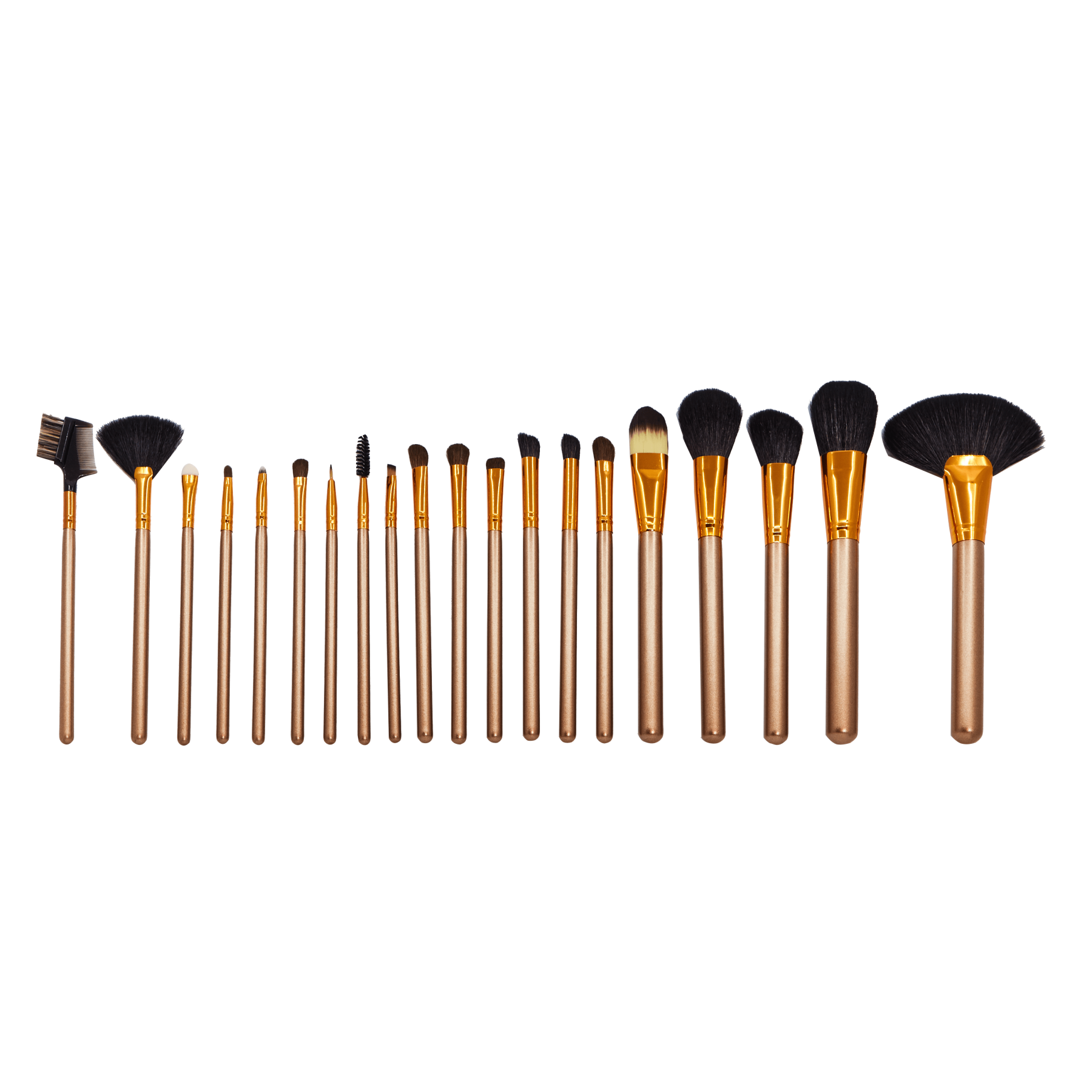 24 Piece Makeup Brush Set – Complete Face and Eye Coverage-My Makeup Brushset