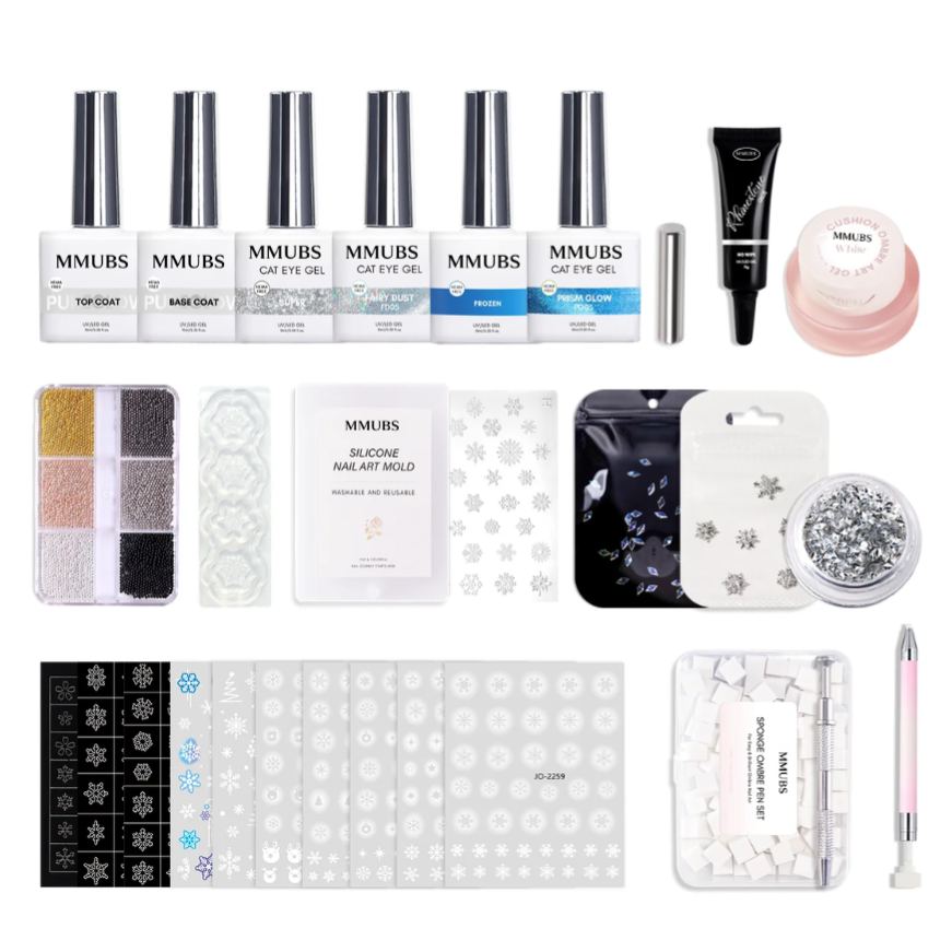 Snowflake IG Nail Art Kit Set