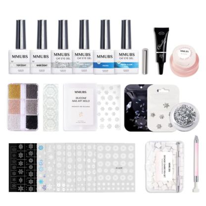 Snowflake IG Nail Art Kit Set
