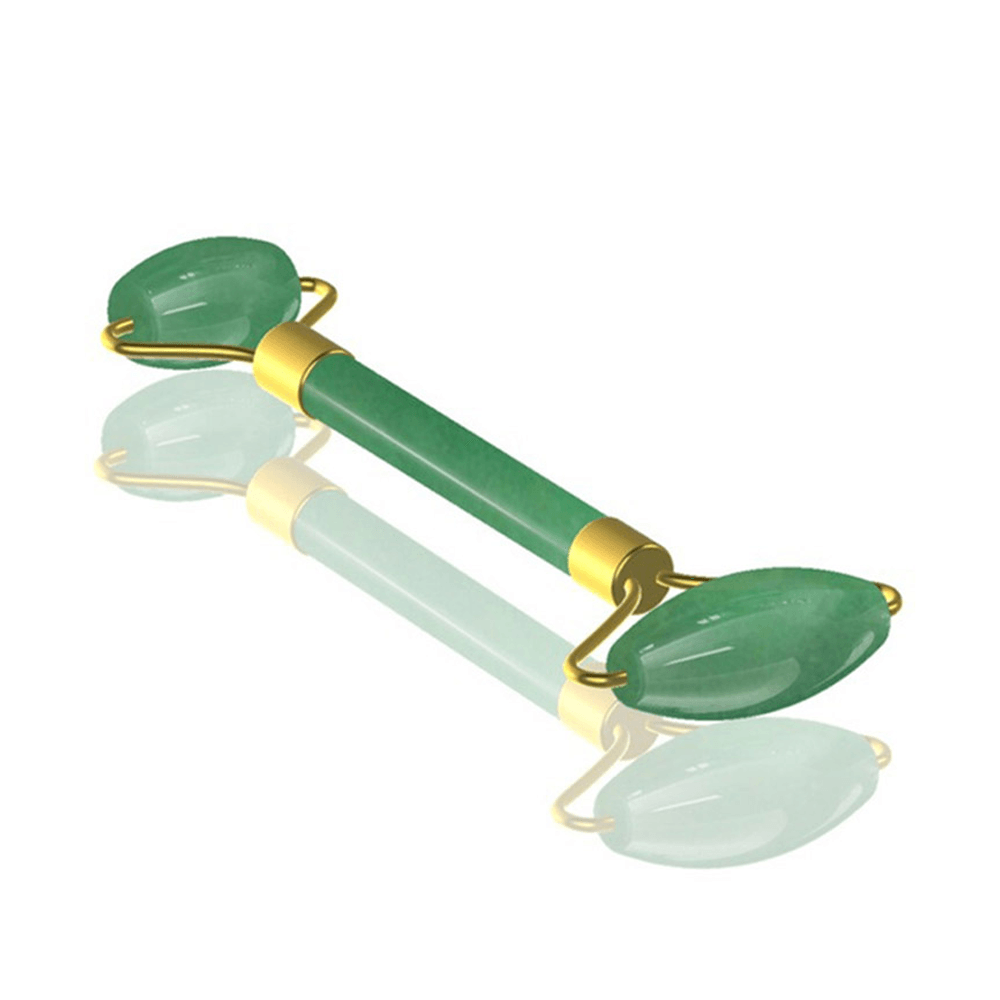 Jade Face Roller – Skin Revitalizing and Relaxing Massage Tool-My Makeup Brushset