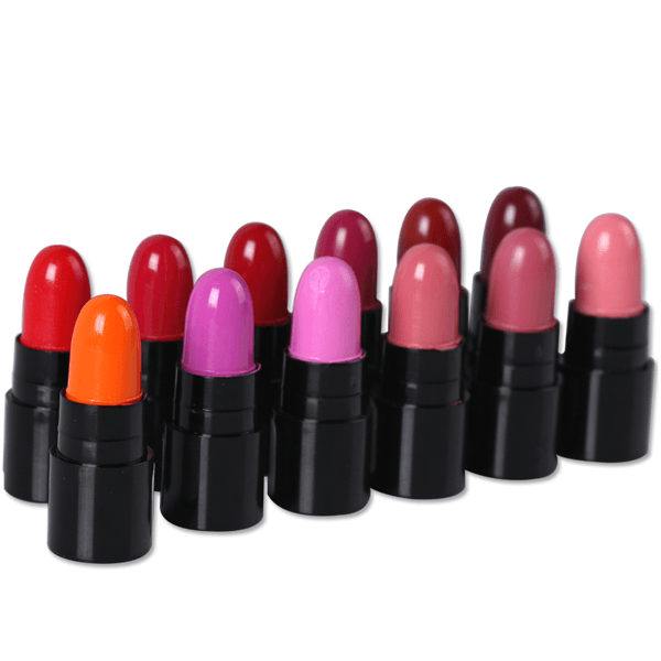 12 Color Lipstick Set – Bold, Vibrant Shades for Every Look-My Makeup Brushset