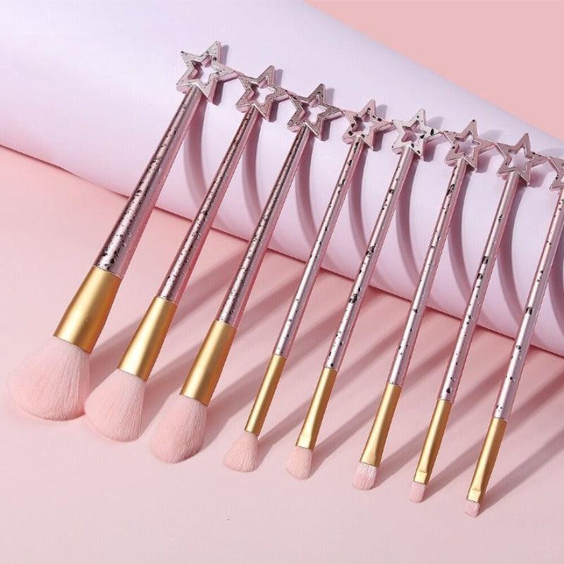 8 Pcs Makeup Brush Set – Soft, High-Quality  ,Perfect for Blending-My Makeup Brushset