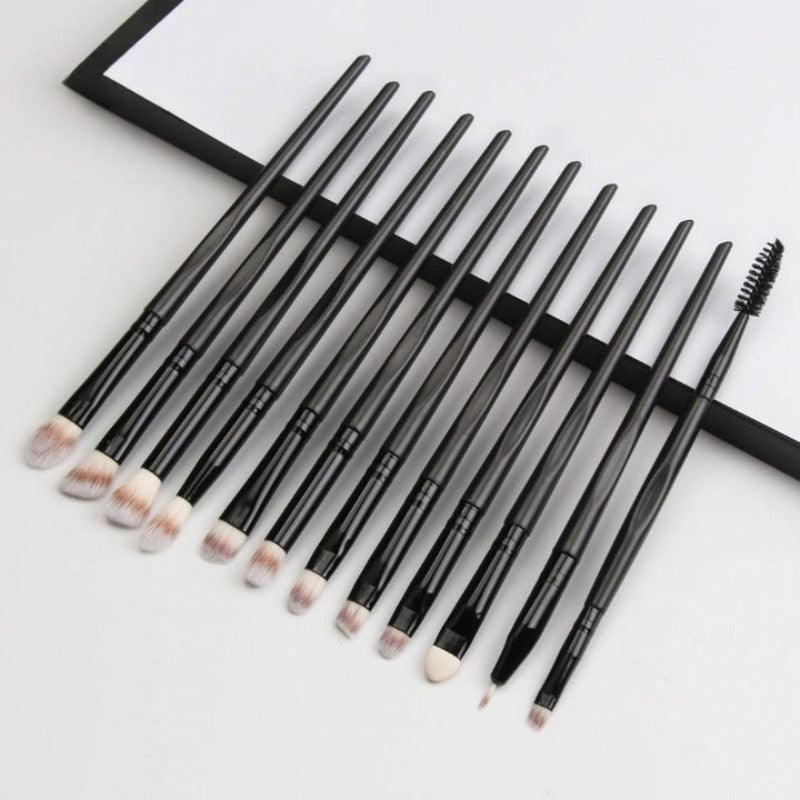 12 Pcs Professional Makeup Brush Set for Flawless Beauty Application-My Makeup Brushset