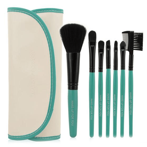 7 Piece Brush Set – Professional And Essential Daily Makeup Kit-My Makeup Brushset