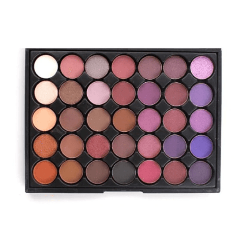35 Shade MBS Artist Palette - Vibrant Eyeshadow Collection-My Makeup Brushset