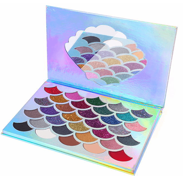 Mermaid Glitter Palette – 32 High-Shine Vibrant Shades-My Makeup Brushset