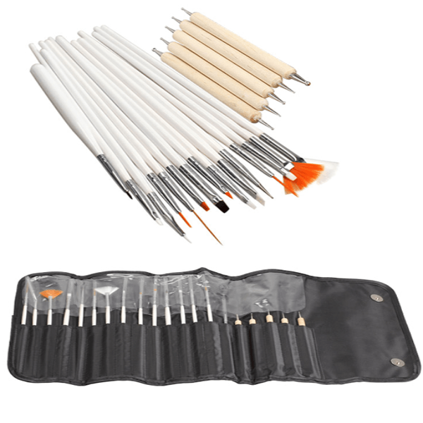 Professional 20pc Nail Art Set , Make Up Brush - MyBrushSet, My Make-Up Brush Set
 - 1