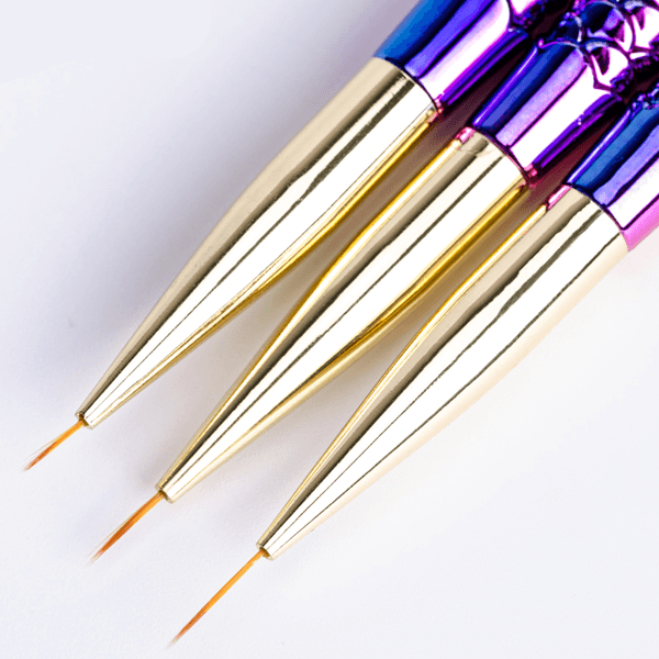 Mermaid Nail Art Brush Set - Create Stunning Nail Designs-My Makeup Brushset