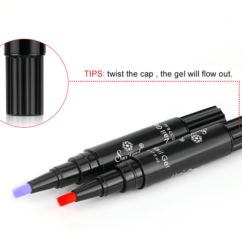 Gel Nail Polish Pen – Quick-Dry and Mess-Free Application-My Makeup Brushset