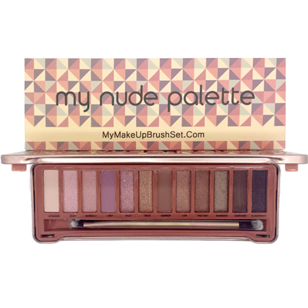 My Nude Color Palette Eyeshadow – Blendable Matte and Shimmer Shades-My Makeup Brushset