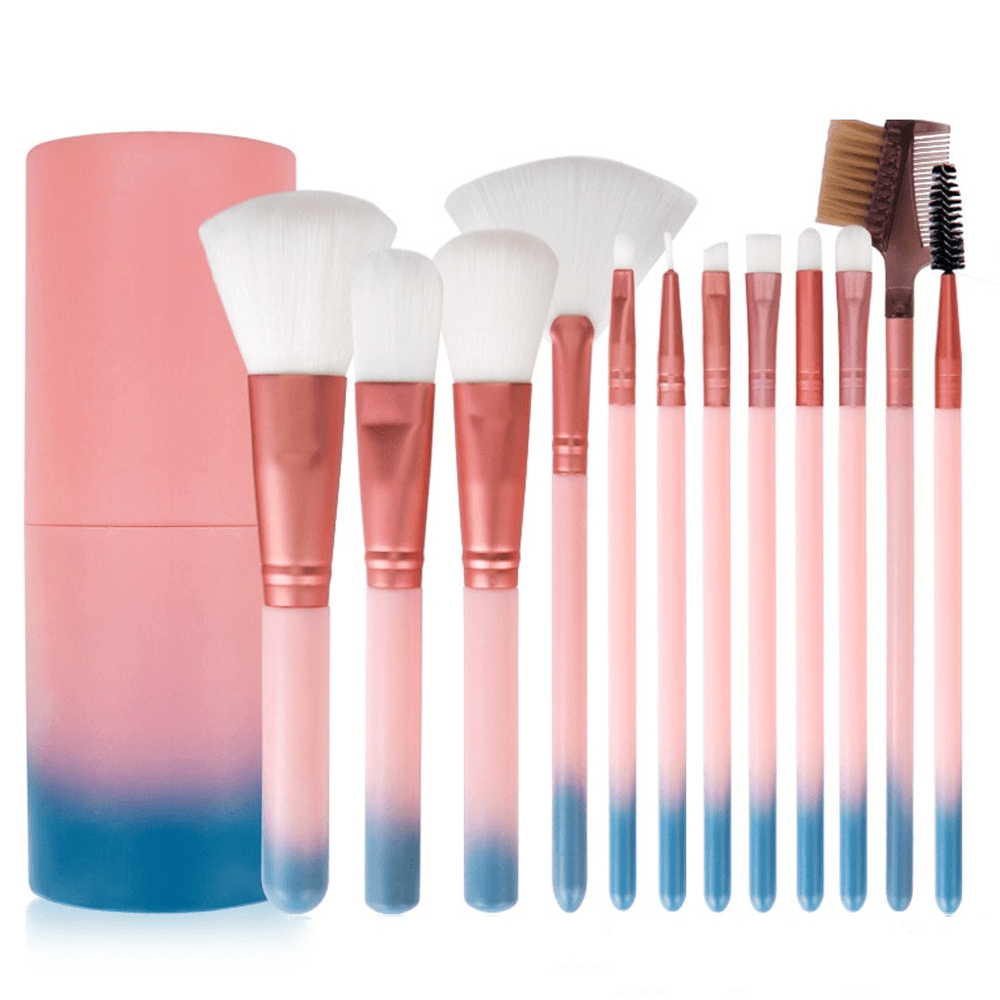 Pink Ombre Makeup Brush Set – Precision & Blending Made Easy-My Makeup Brushset