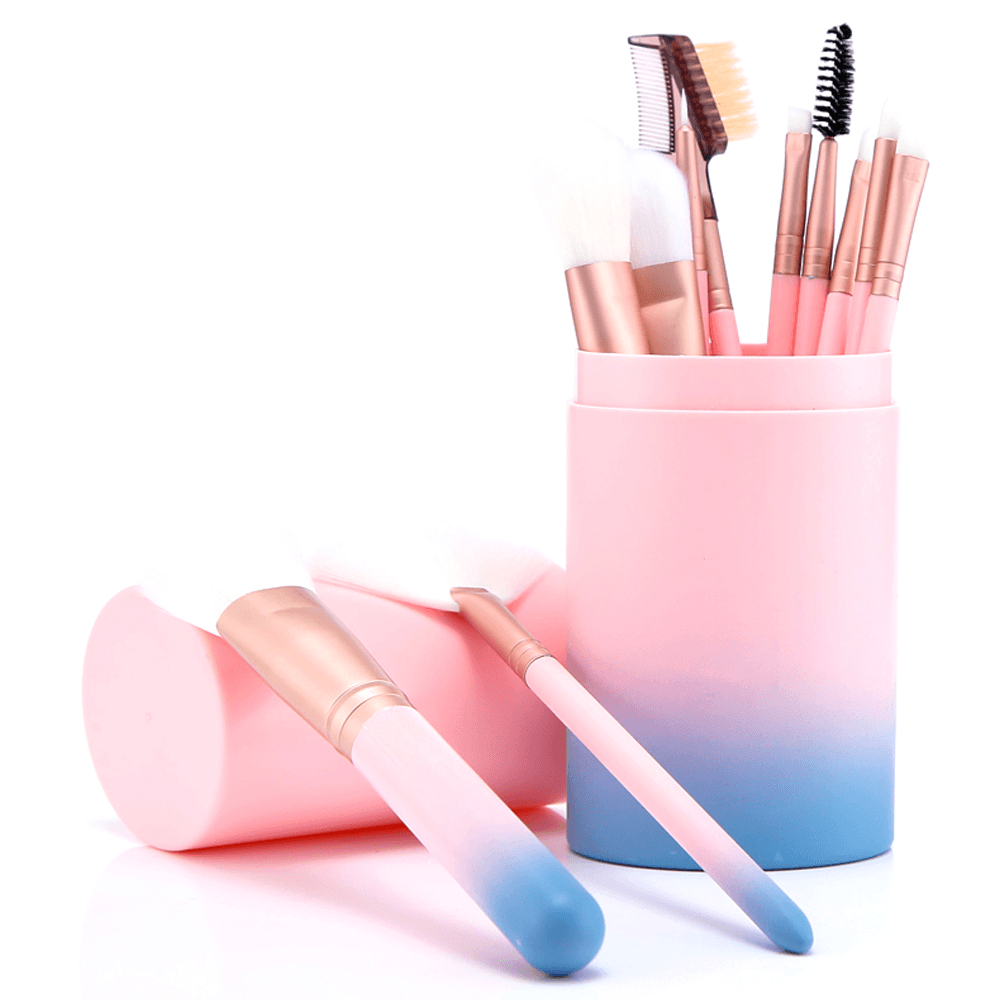 Pink Ombre Makeup Brush Set – Precision & Blending Made Easy-My Makeup Brushset