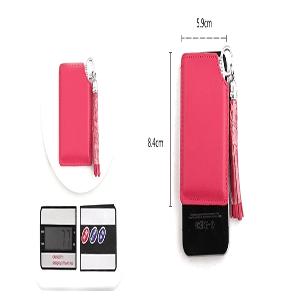 Portable Pink Pocket Mirror With Tassel – Compact Mirror-My Makeup Brushset
