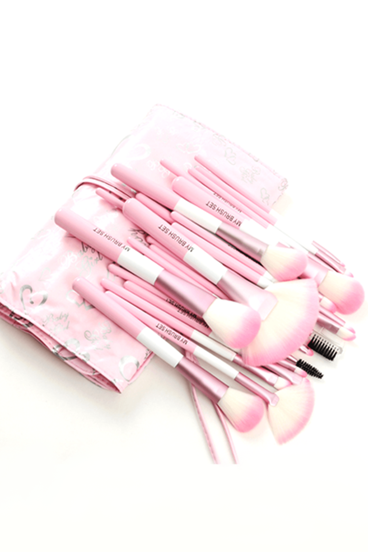 24-Piece Professional Makeup Brush Set - Kit for Flowless Makeup-My Makeup Brushset