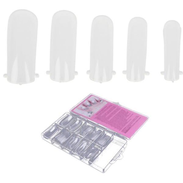 120 Dual Nail Forms - Reusable Easy Nail Sculpting-My Makeup Brushset